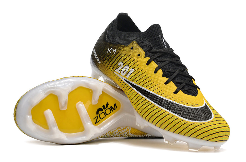 Nike Air Zoom Mercurial Superfly IX Elite FG-Yellow Black