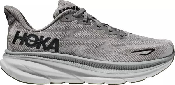 HOKA Men's Clifton 9 Running Shoes-Grey