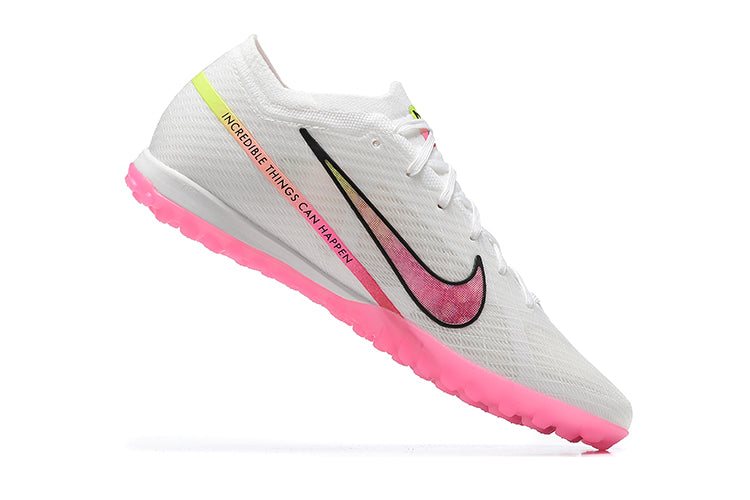 Nike AIR Zoom Mercurial Vapor 15 Elite XXV TF-White&Pink