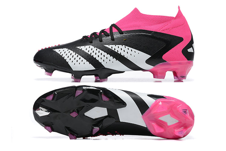 Adidas Predator Accuracy+ FG Boots-Pink&Black&White