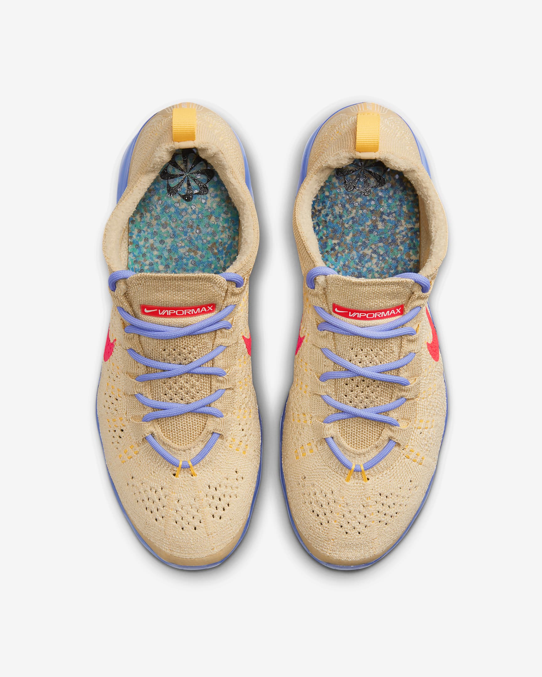 Nike Air VaporMax 2023 Flyknit Women's Shoes-Yellow&Blue