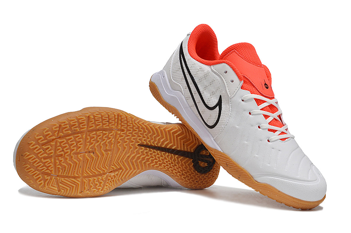 Nike Tiempo Legend 10 Soccer Cleats -White Red