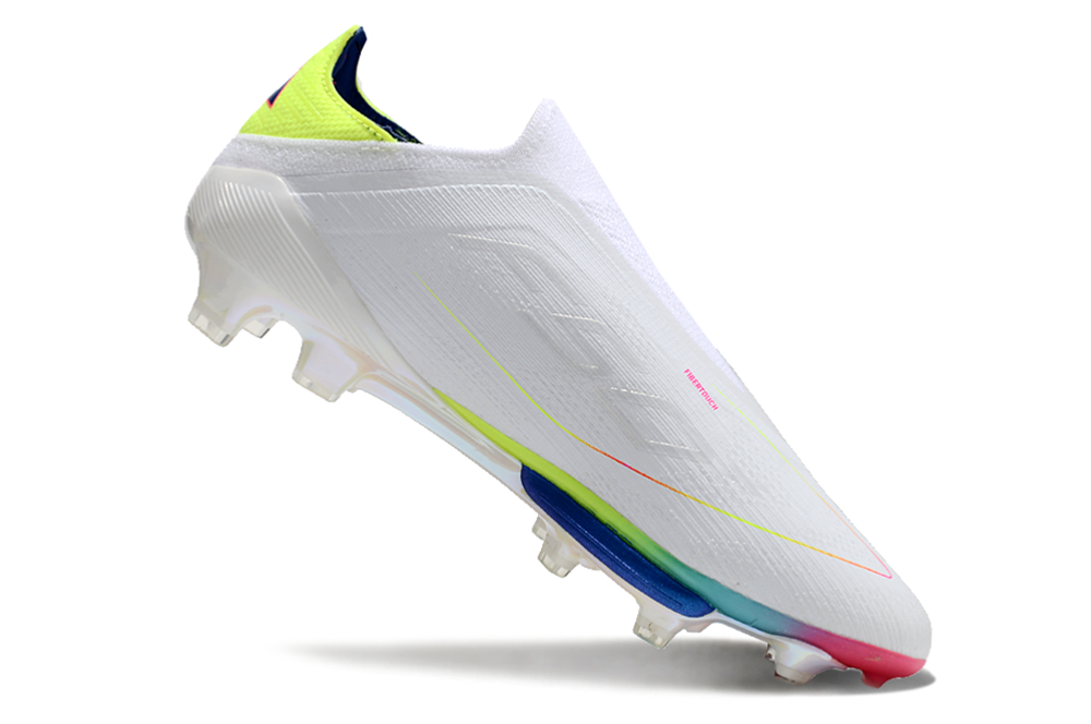 Adidas F50 FG-White Red Blue 2