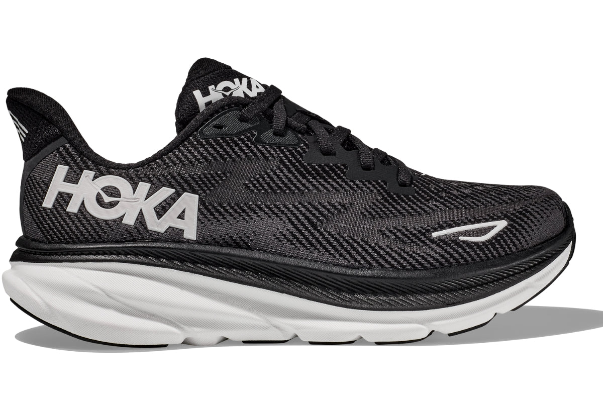 HOKA Men's Clifton 9 Running Shoes-Black